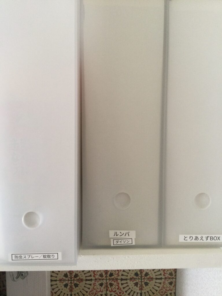 ラベリングしたボックス